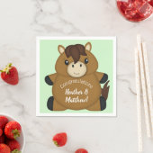 PferdeBaby-Dusche Serviette (Beispiel)