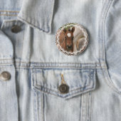 Pferdebaby-runder Knopf Button (Beispiel)