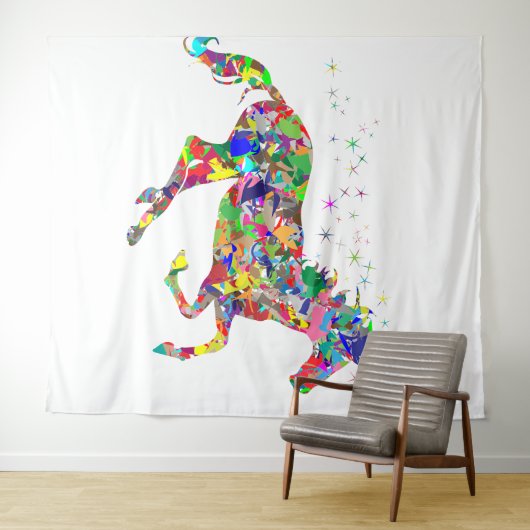 Pferdeband Wandteppich (Beispiel (Horizontal))