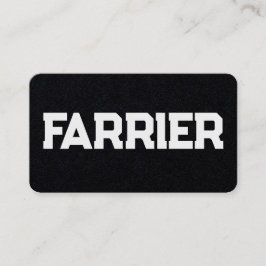 Pferdebauer Visitenkarte