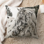 Pferdebauernhof-Ranchfahrt trägt pferdeartiges Kissen (Decke)