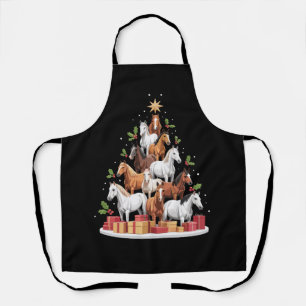 Pferdebaum Weihnachtspferde Weihnachtsgeschenke Schürze