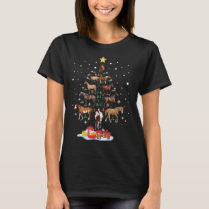 Pferdebaum Weihnachtspferde Weihnachtspferde Weihn T-Shirt