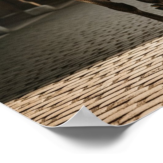 Pferdebefestigung Poster (Ecke)