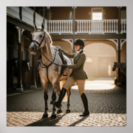 Pferdebefestigung Poster