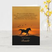 PferdeBeileids-Name-Angelegenheiten Karte (Gelbe Blume)