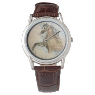 Pferdebeobachtung durch Hevener Armbanduhr