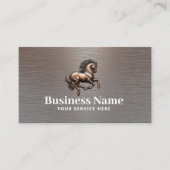 Pferdebesatzung Reiten Kupfer Visitenkarte (Vorderseite)