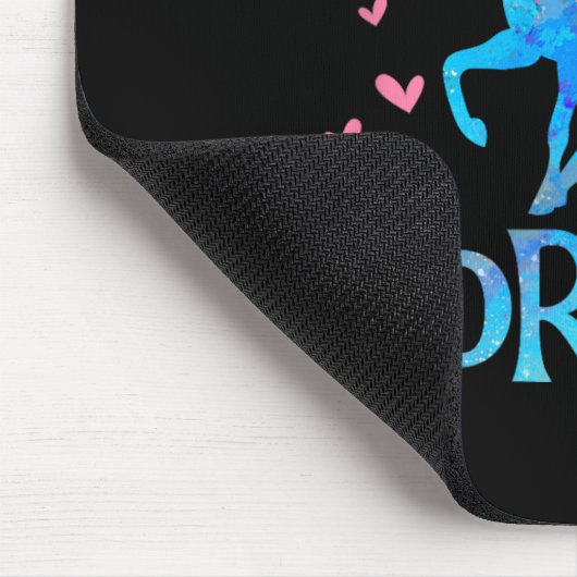 Pferdebesitzer Dieses Girl Liebe Pferd Reitausflug Mousepad (Ecke)