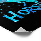 Pferdebesitzer Dieses Girl Liebe Pferd Reitausflug Poster (Ecke)