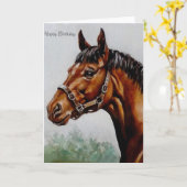 Pferdebild für Geburtstagsgrußkarte Karte (Gelbe Blume)