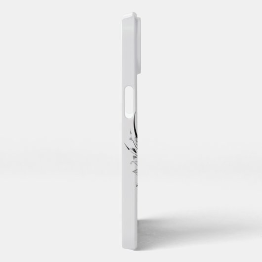 Pferdebleistift-Kunst iPhone Hülle (Rechte Seite)