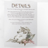 Pferdeblumenranch mit dreistelliger Einladung (Innen Erste Seite)