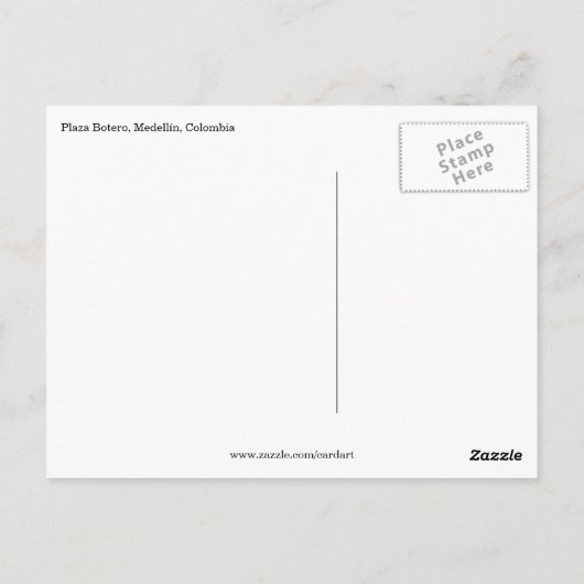 Pferdebotero Postkarte (Rückseite)