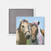 Pferdebraut und -pflege magnet (Vorderseite/Rückseite)