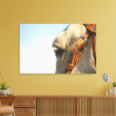 Pferdebrille Leinwanddruck (Insitu (Wohnzimmer))