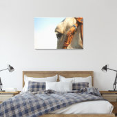Pferdebrille Leinwanddruck (Insitu (Schlafzimmer))