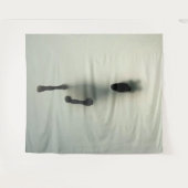Pferdebruch durch Nebel Wandteppich (Vorderseite (Horizontal))