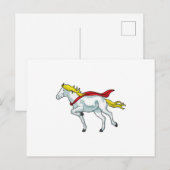 Pferdecape Postkarte (Vorne/Hinten)