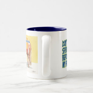 PferdeCartoon-Kaffee-Tasse Zweifarbige Tasse