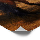 Pferdedarstellung Poster (Ecke)