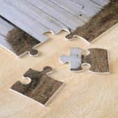 Pferdedas haften gehen heraus Scheunen-Fenster Puzzle (Seite)