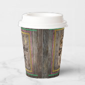 Pferdedededekoration Papiertasse Pappbecher (Rechts)