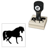 Pferdedesign Gummistempel (Stempel)