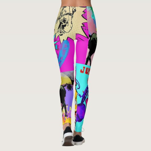 Pferdedesign Leggings (Rückseite)