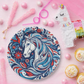 Pferdedesign Pappteller (Party)