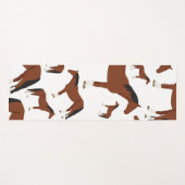 Pferdedesign Yogamatte (Vorderseite (Horizontal))