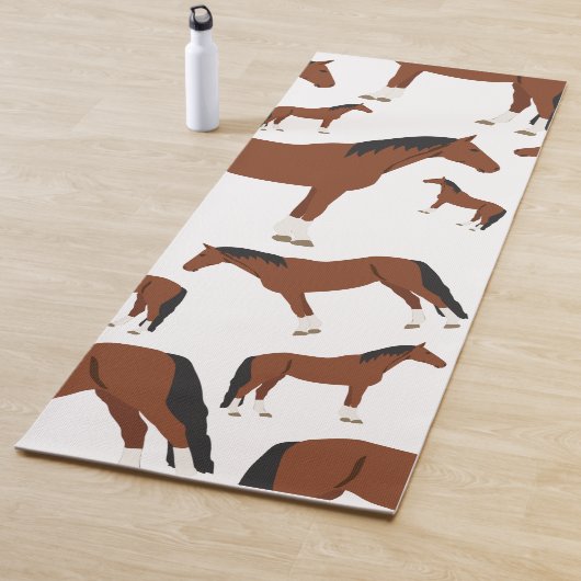Pferdedesign Yogamatte (Beispiel)