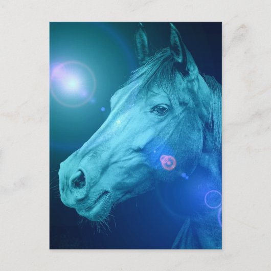 Pferdedesignkarte Postkarte (Vorderseite)