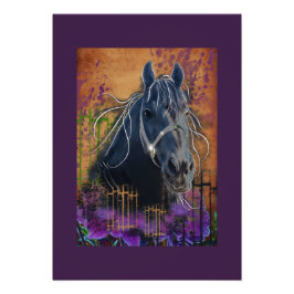 PferdeDIAMOND-Portrait - Foto drucken