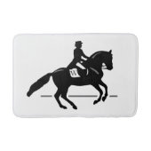 Pferdedressage-kundenspezifische Initiale u. Badematte (Vorderseite)