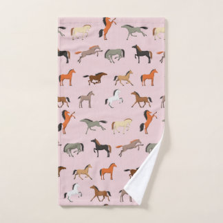 Pferdedruckmuster, Frauen & Mädchen Kind, Cowgirl Handtuch