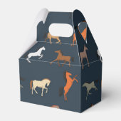 Pferdedruckmuster, Jungen Mädchen & Kinder, Pferde Geschenkschachtel (Rückseite)