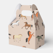 Pferdedruckmuster, Jungen Mädchen & Kinder, Pferde Geschenkschachtel (Rückseite)