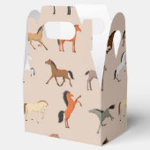 Pferdedruckmuster, Jungen Mädchen & Kinder, Pferde Geschenkschachtel (Geöffnet)