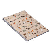 Pferdedruckmuster, Jungen Mädchen & Kinder, Pferde Notizblock (Rechte Seite)