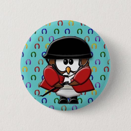 Pferdeeihu Button (Vorderseite)