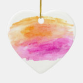 Pferdeengels-Weihnachtsverzierung Keramikornament (Hinten)