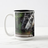 Pferdeentwurf 842 zweifarbige tasse (Links)