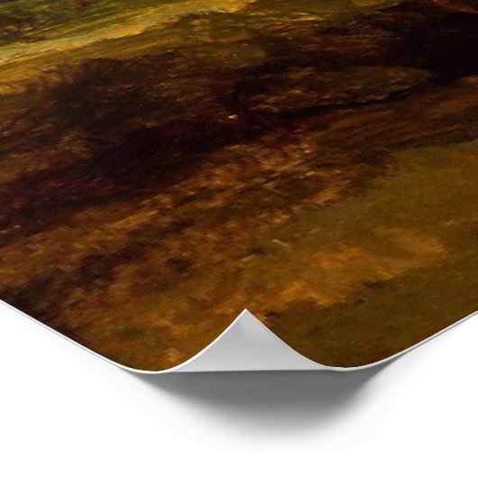 Pferdeentwurf Poster (Ecke)