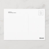 Pferdeentwurf Postkarte (Rückseite)