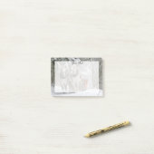 Pferdeentwurf Weihnachten Personalisiert Post-it Klebezettel (Auf Schreibtisch)