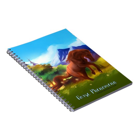 Pferdeerscheinung Notizblock (Rechte Seite)