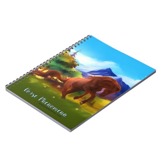 Pferdeerscheinung Notizblock (Linke Seite)