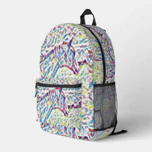 Pferdefarben des Lebens, Bedruckter Rucksack