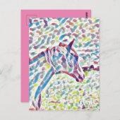 Pferdefarben, Postkarte (Vorne/Hinten)